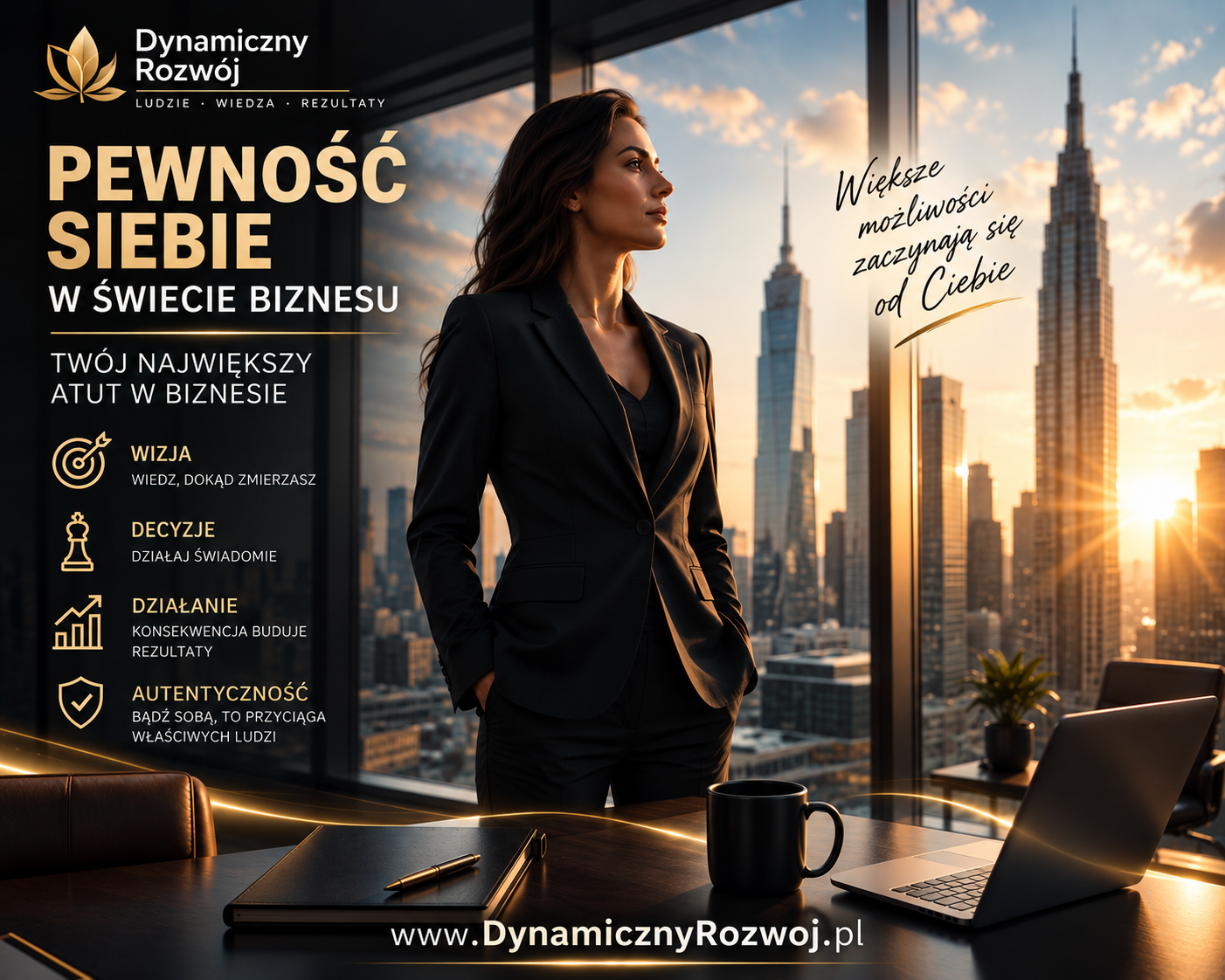 Pewność siebie w biznesie i świadome zarządzanie firmą